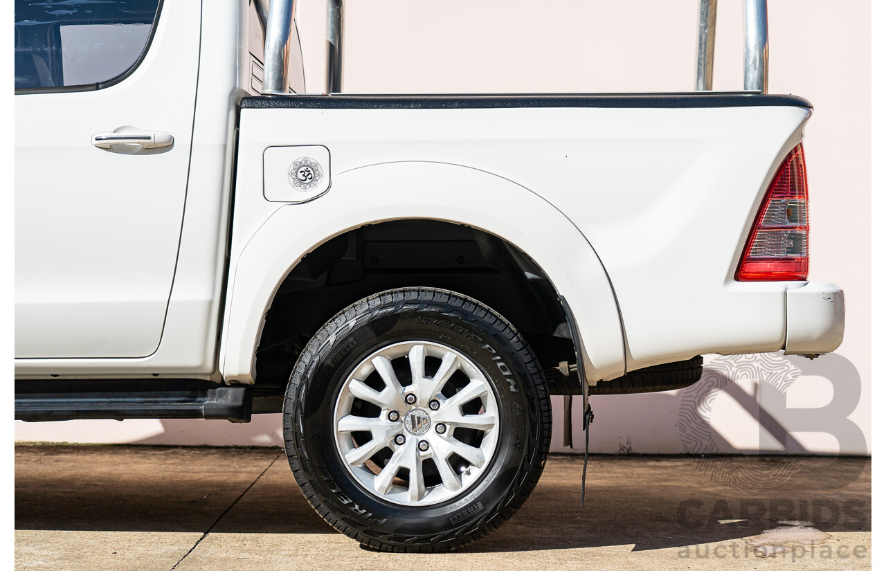 6/2015 Foton Tunland TL (4x4) P201 MY14 Dual Cab Utility White Turbo Diesel 2.8L