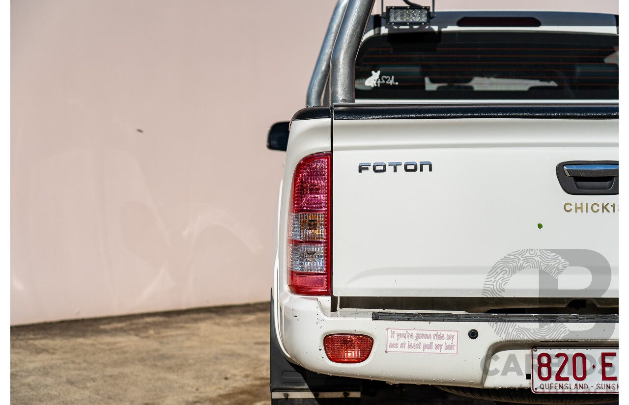 6/2015 Foton Tunland TL (4x4) P201 MY14 Dual Cab Utility White Turbo Diesel 2.8L