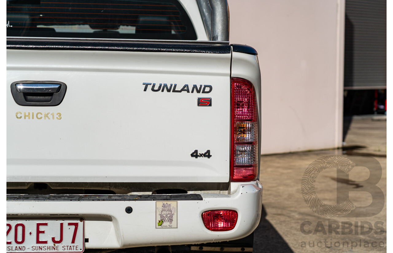 6/2015 Foton Tunland TL (4x4) P201 MY14 Dual Cab Utility White Turbo Diesel 2.8L