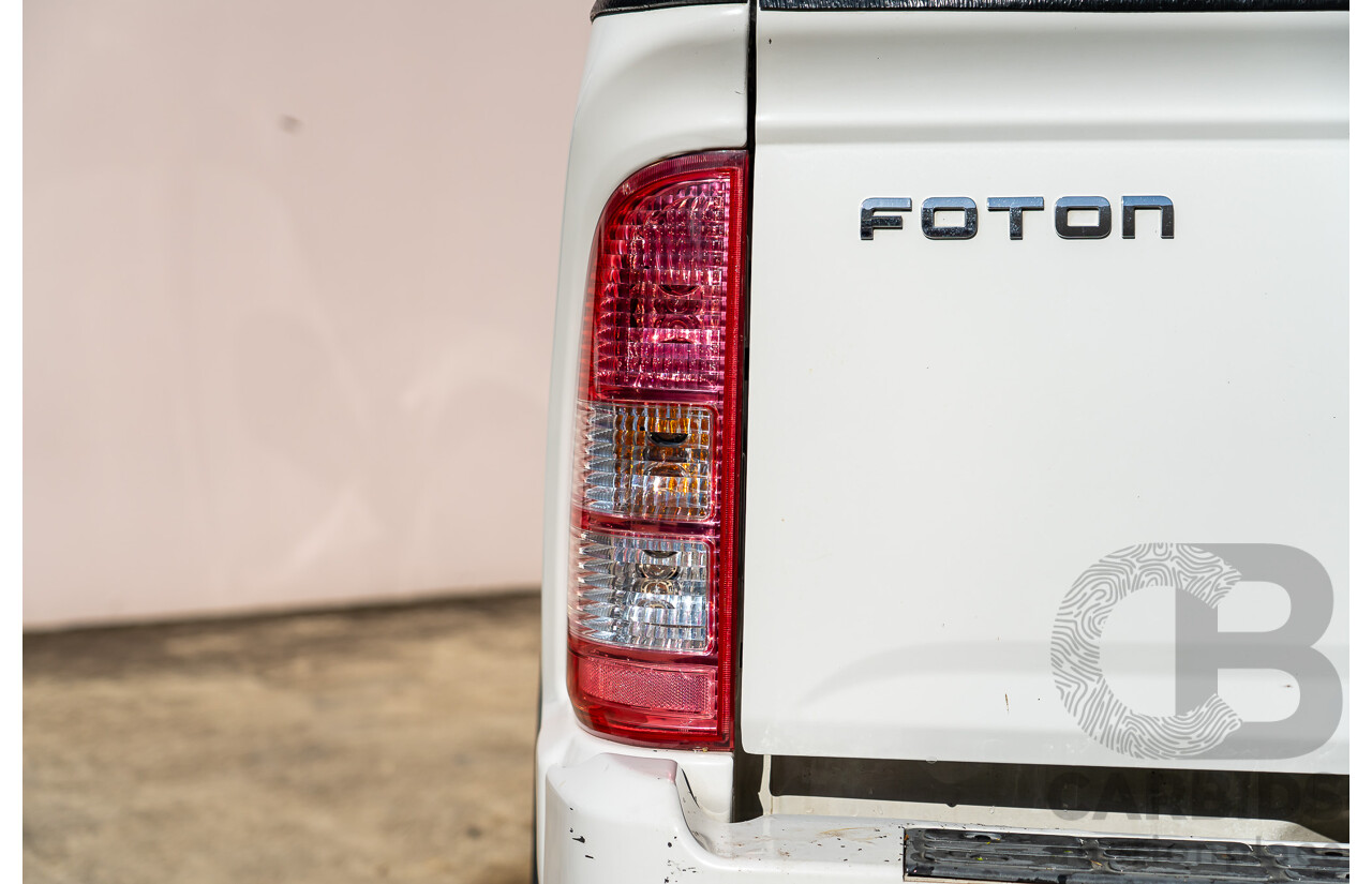 6/2015 Foton Tunland TL (4x4) P201 MY14 Dual Cab Utility White Turbo Diesel 2.8L