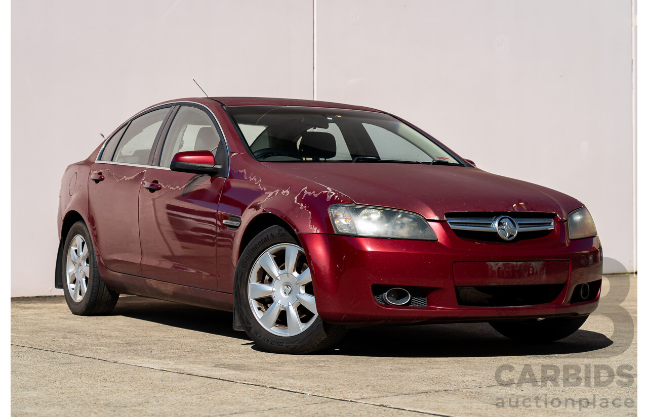 11/2007 Holden Berlina VE 4d Sedan Red V6 3.6L