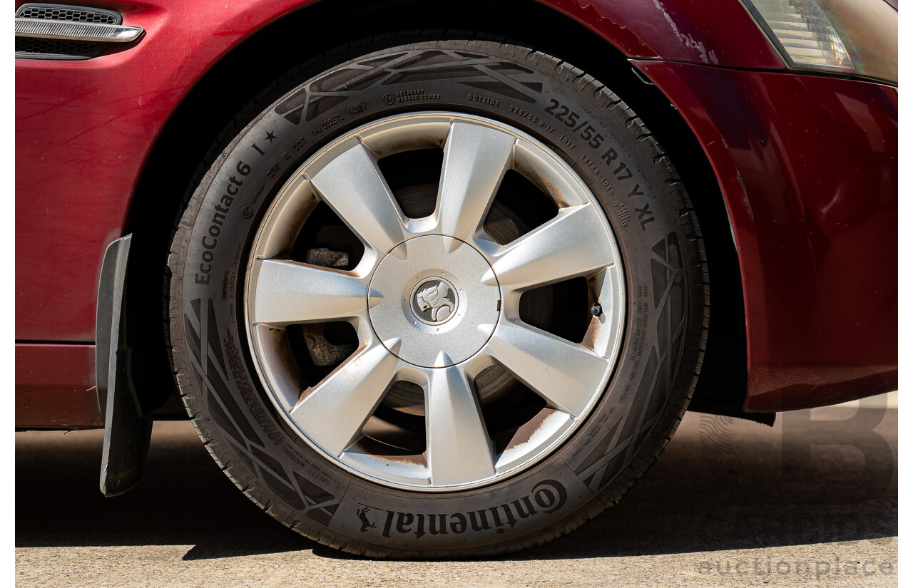 11/2007 Holden Berlina VE 4d Sedan Red V6 3.6L