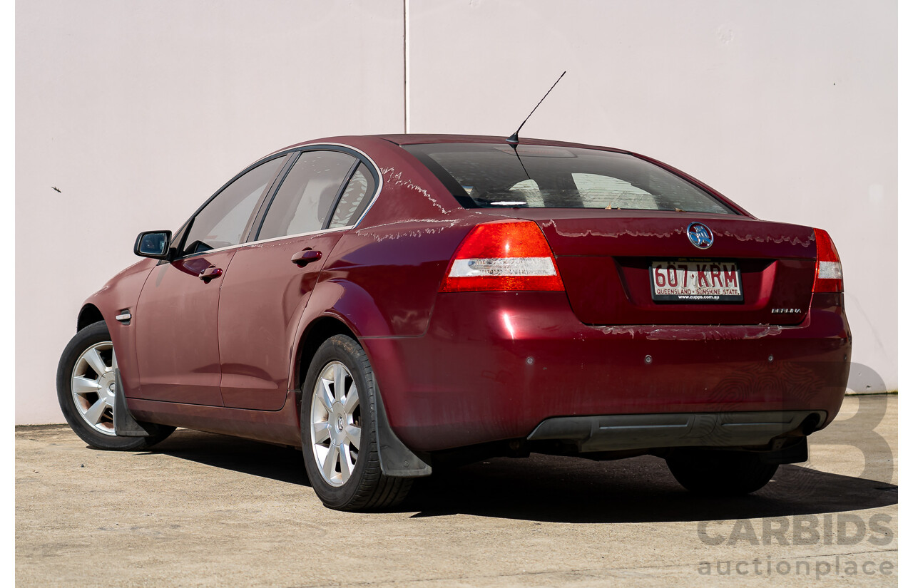 11/2007 Holden Berlina VE 4d Sedan Red V6 3.6L