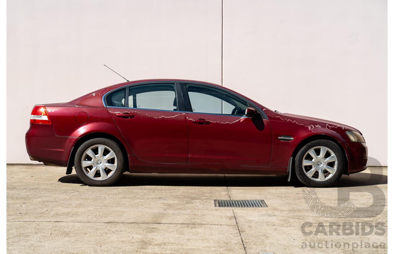 11/2007 Holden Berlina VE 4d Sedan Red V6 3.6L
