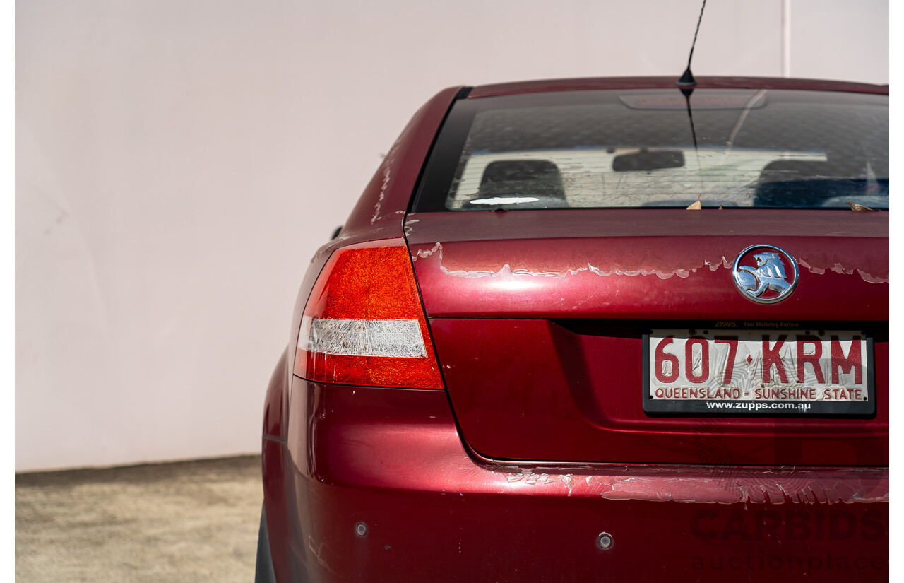 11/2007 Holden Berlina VE 4d Sedan Red V6 3.6L