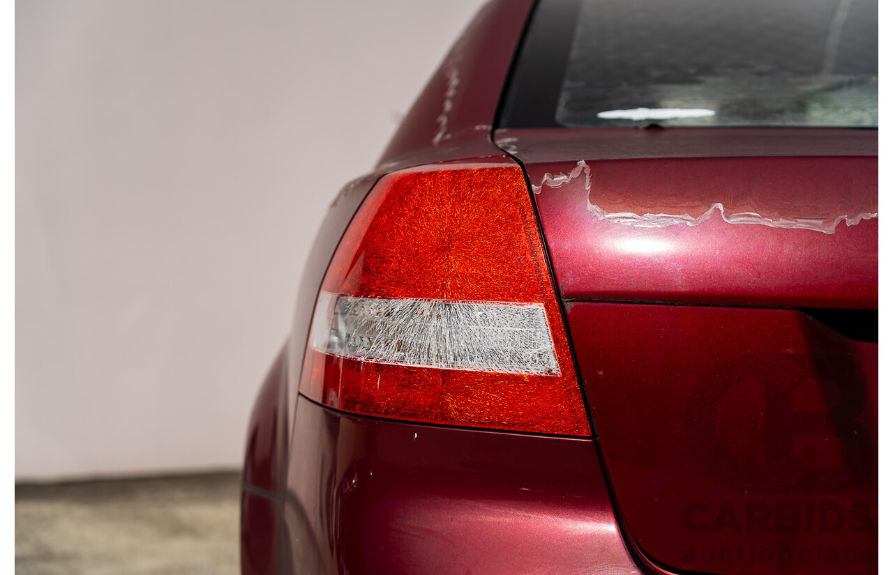 11/2007 Holden Berlina VE 4d Sedan Red V6 3.6L