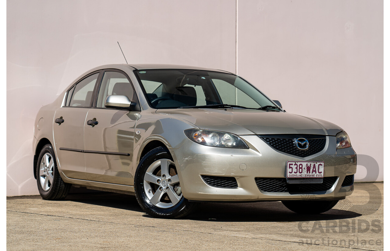 2/2004 Mazda 3 NEO BK 4d Sedan Gold 2.0L