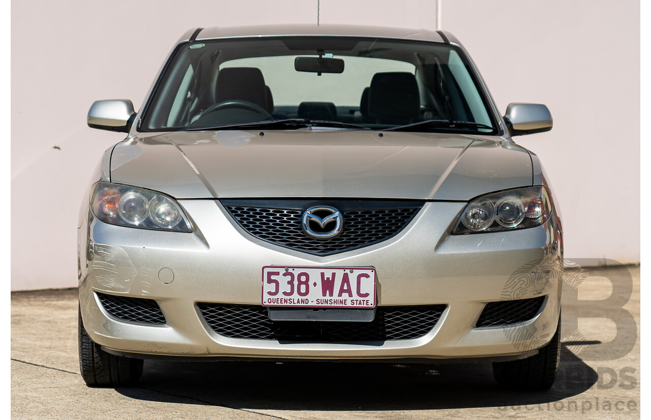 2/2004 Mazda 3 NEO BK 4d Sedan Gold 2.0L