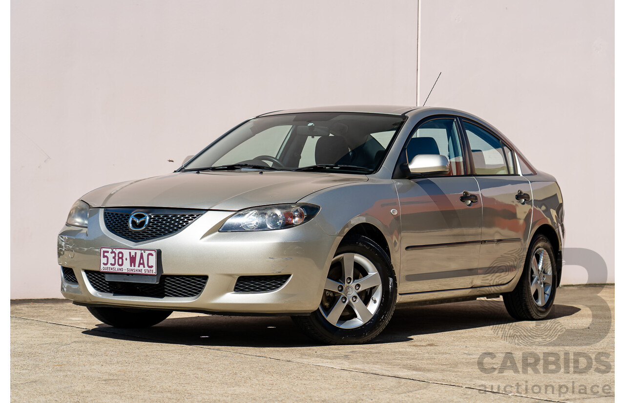 2/2004 Mazda 3 NEO BK 4d Sedan Gold 2.0L