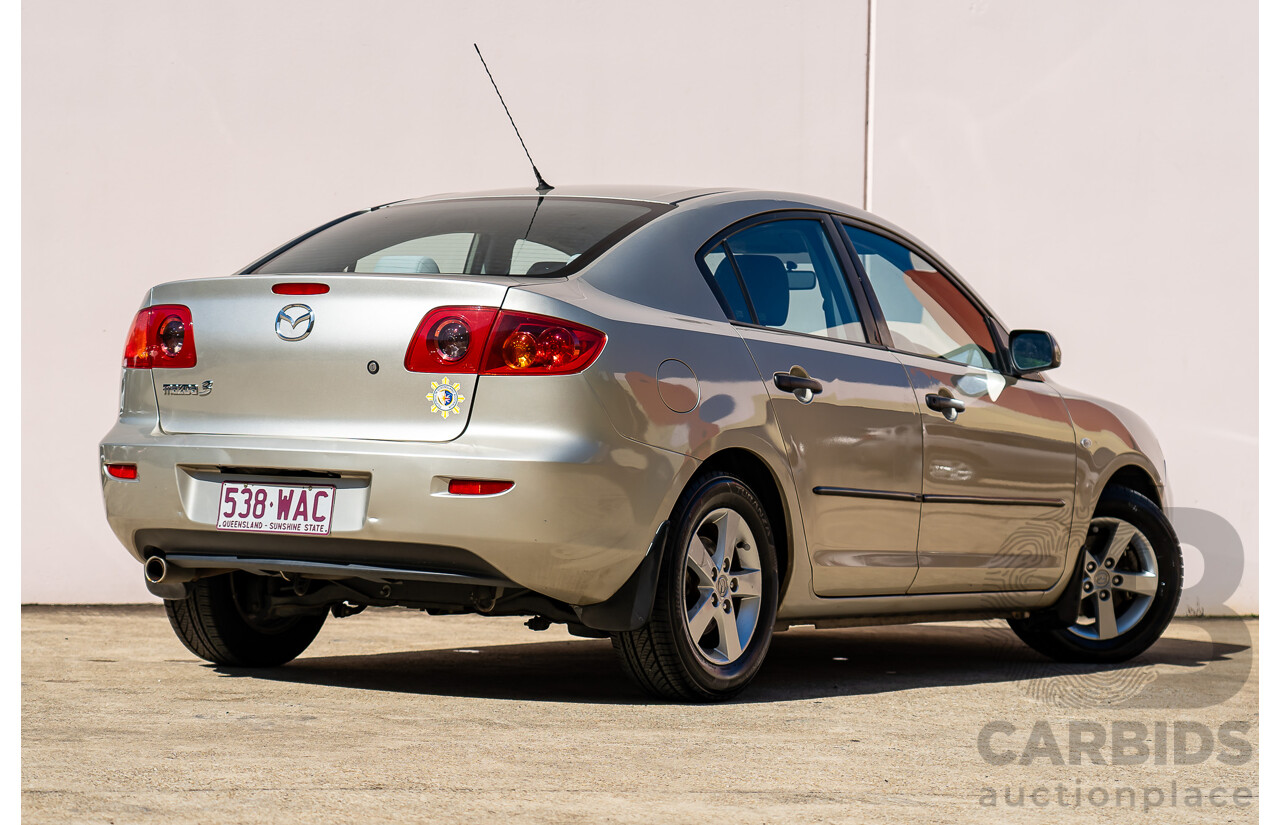 2/2004 Mazda 3 NEO BK 4d Sedan Gold 2.0L