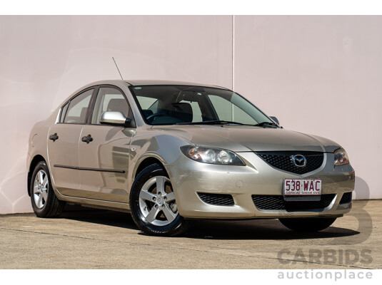 2/2004 Mazda 3 NEO BK 4d Sedan Gold 2.0L