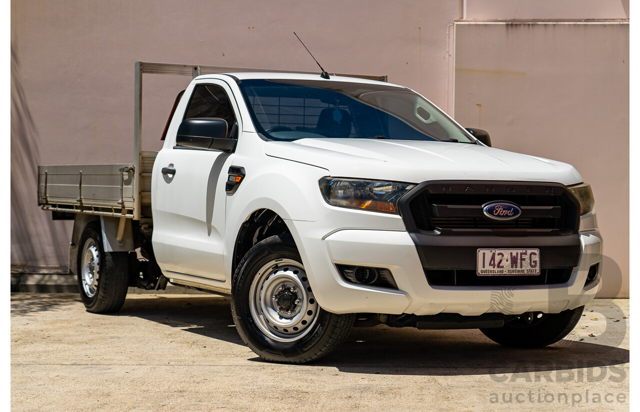 11/2015 Ford Ranger XL 2.2 (4x2) PX MKII C/Chas White Turbo Diesel 2.2L