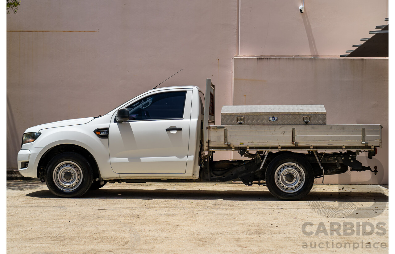 11/2015 Ford Ranger XL 2.2 (4x2) PX MKII C/Chas White Turbo Diesel 2.2L