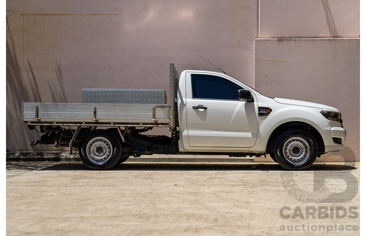 11/2015 Ford Ranger XL 2.2 (4x2) PX MKII C/Chas White Turbo Diesel 2.2L