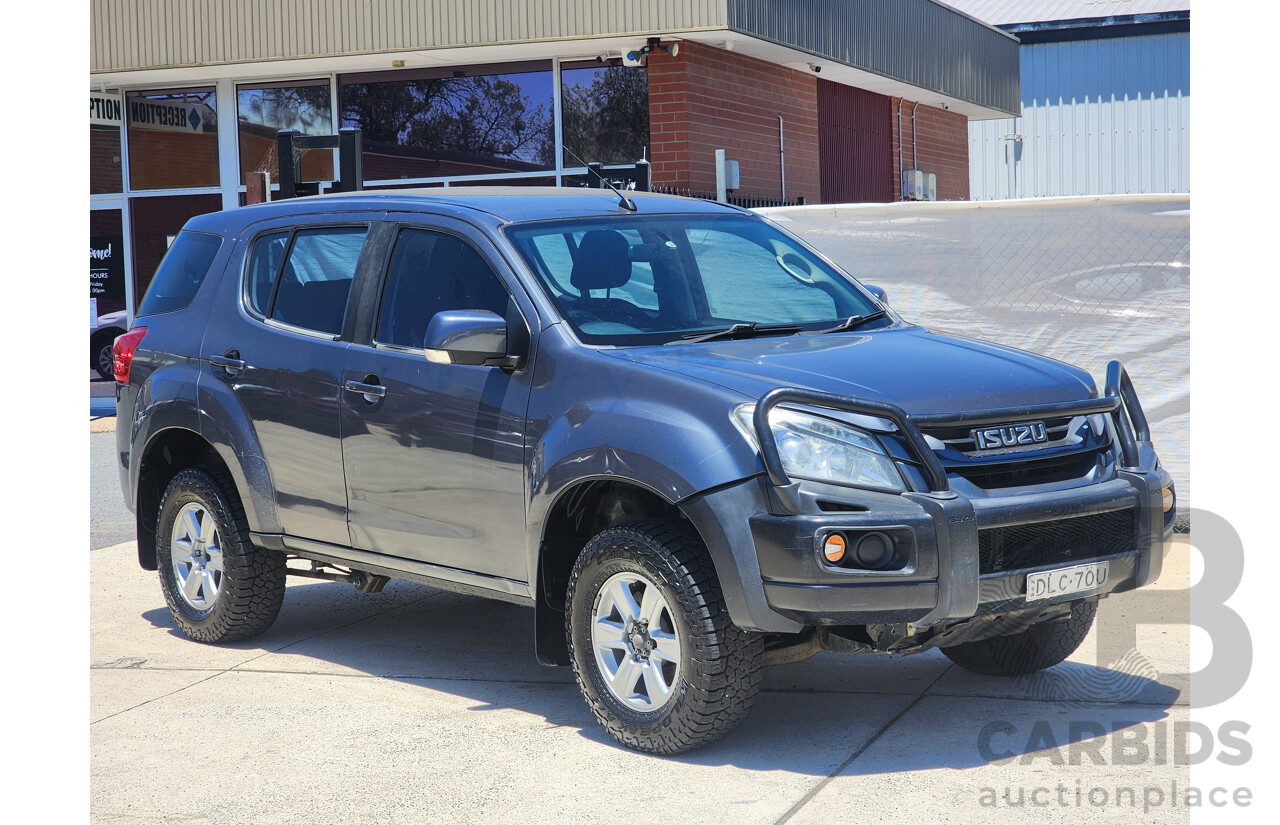 10/2016 Isuzu Mu-X LS-M (4x4) UC 4d Wagon Grey 3.0L