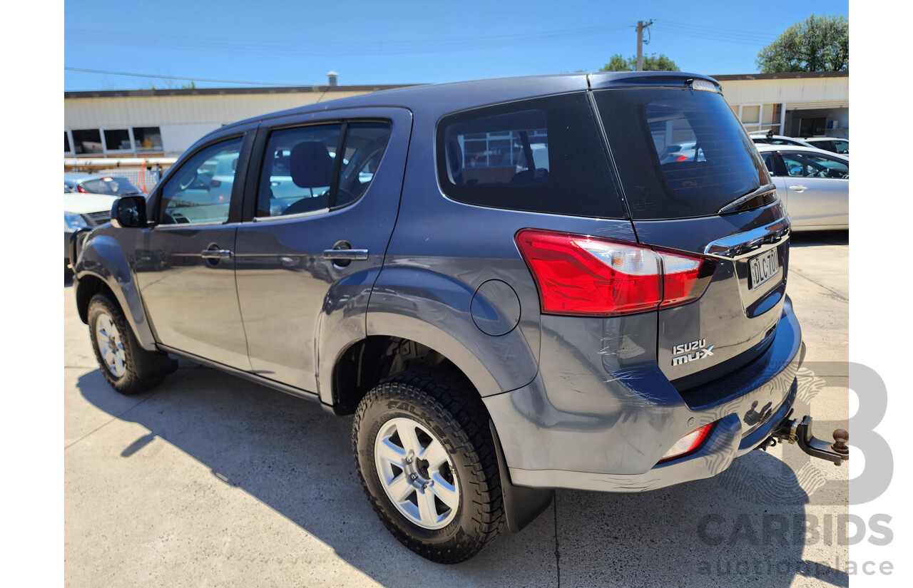 10/2016 Isuzu Mu-X LS-M (4x4) UC 4d Wagon Grey 3.0L