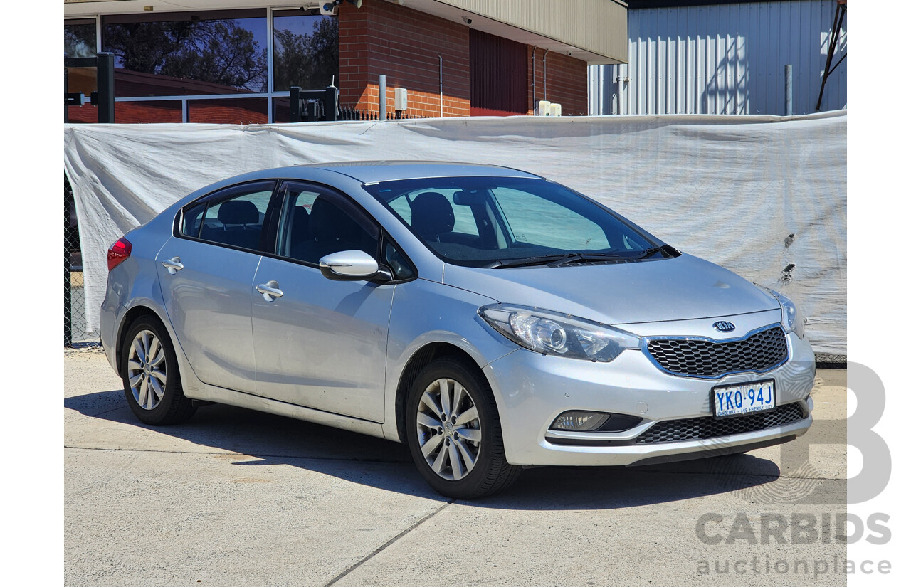 9/2015 Kia Cerato S Premium YD MY15 4d Sedan Silver 1.8L