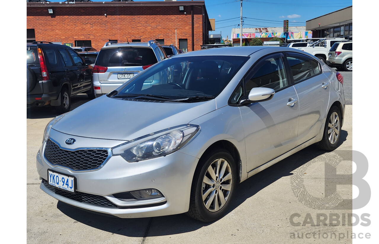 9/2015 Kia Cerato S Premium YD MY15 4d Sedan Silver 1.8L