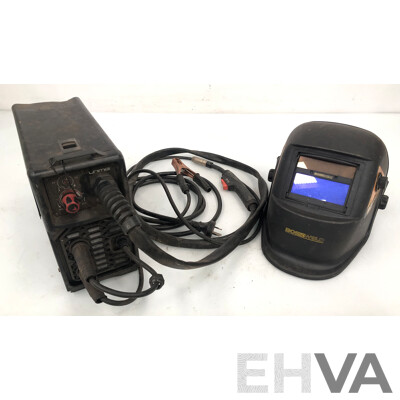 Unimig Viper 120 Synergic Mig Welder and Boss Welding Mask