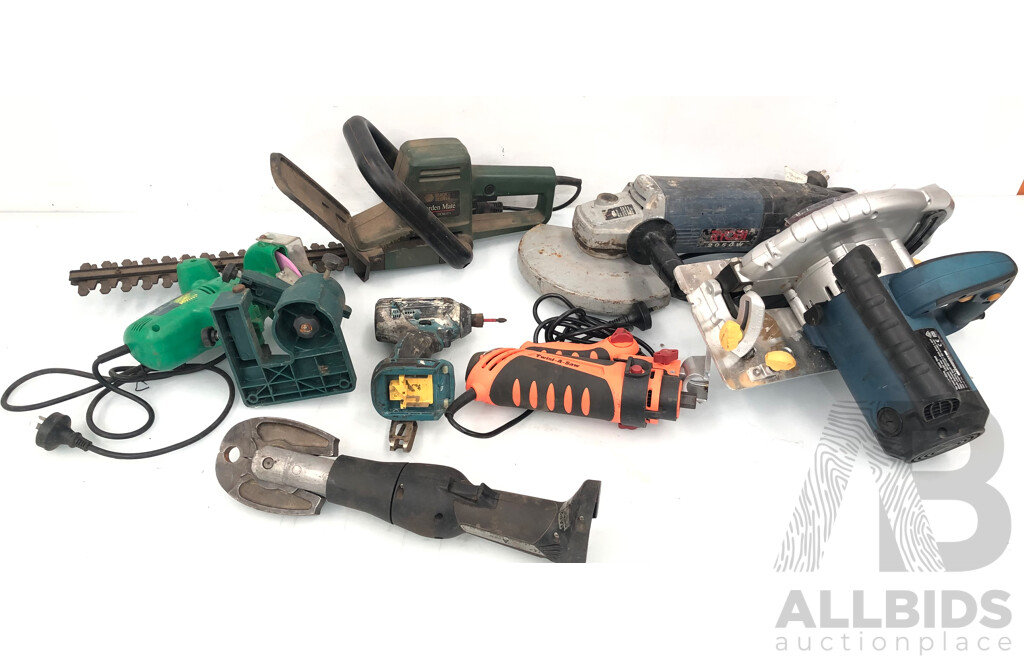 Electric and Cordless Power Tools - Lot of Seven