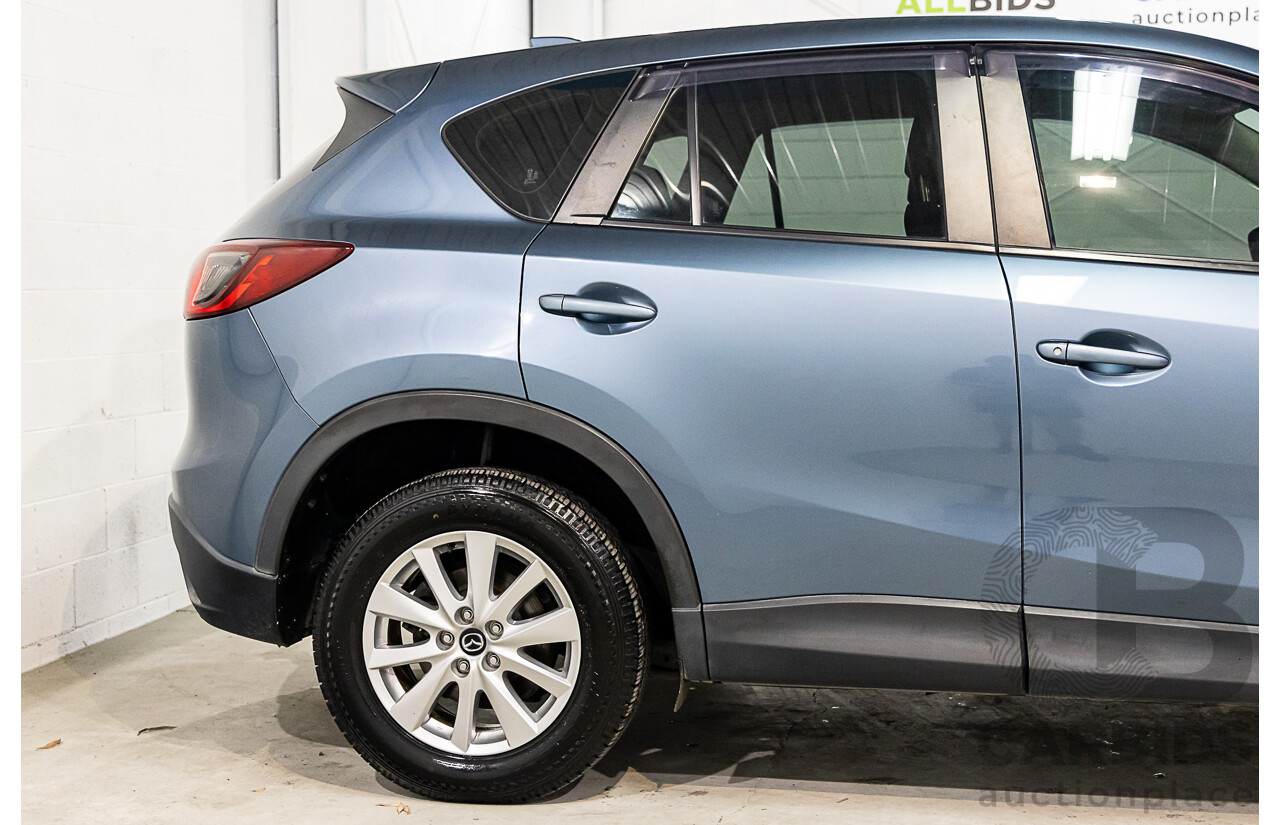 7/2014 Mazda Cx-5 Maxx Sport (4x4) MY13 UPGRADE 4d Wagon Deep Crystal Blue Turbo Diesel 2.2L