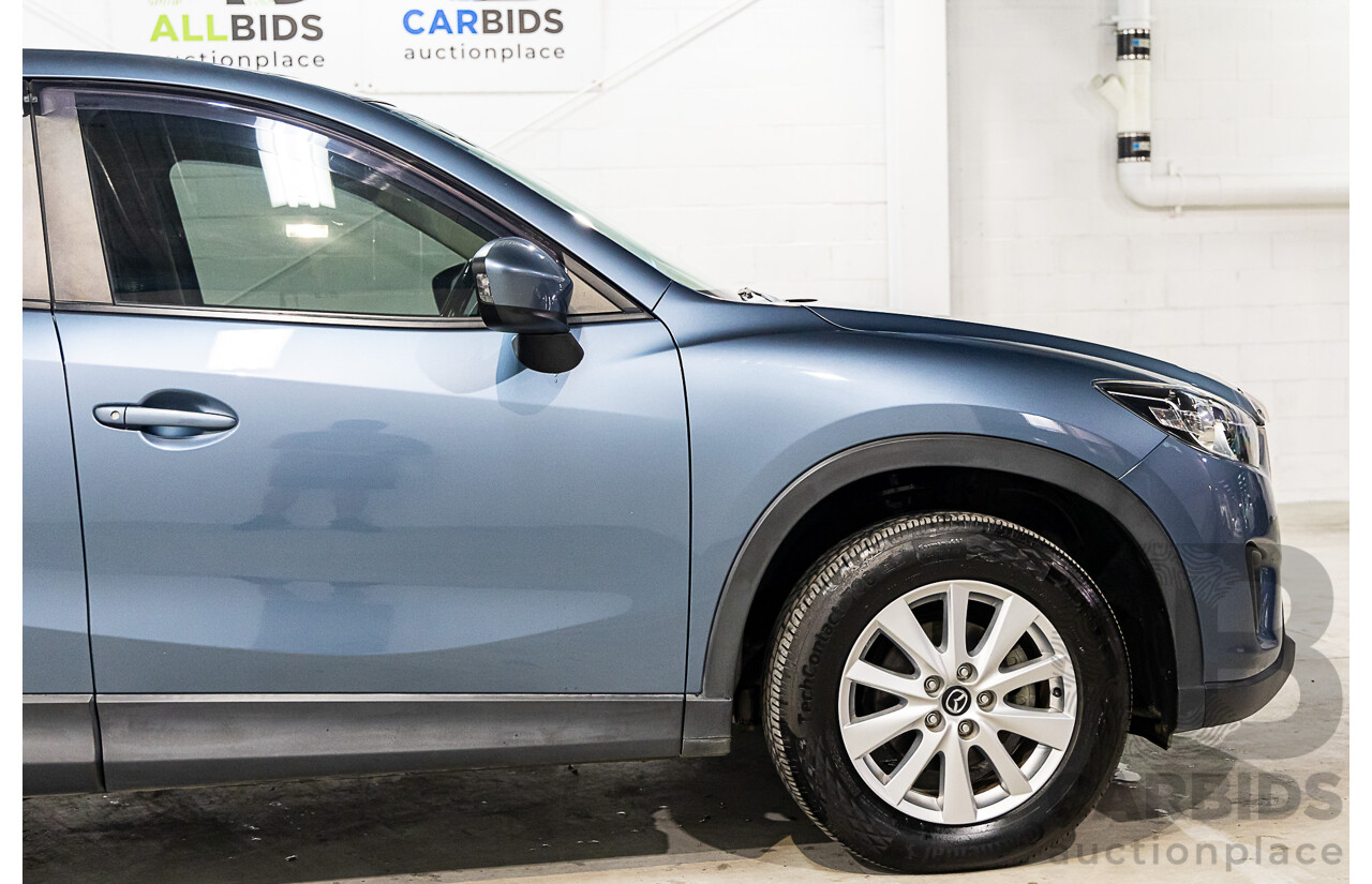 7/2014 Mazda Cx-5 Maxx Sport (4x4) MY13 UPGRADE 4d Wagon Deep Crystal Blue Turbo Diesel 2.2L