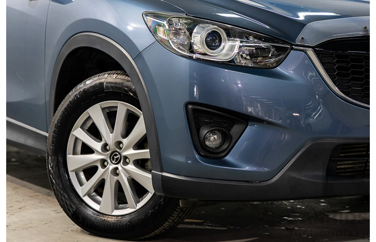 7/2014 Mazda Cx-5 Maxx Sport (4x4) MY13 UPGRADE 4d Wagon Deep Crystal Blue Turbo Diesel 2.2L