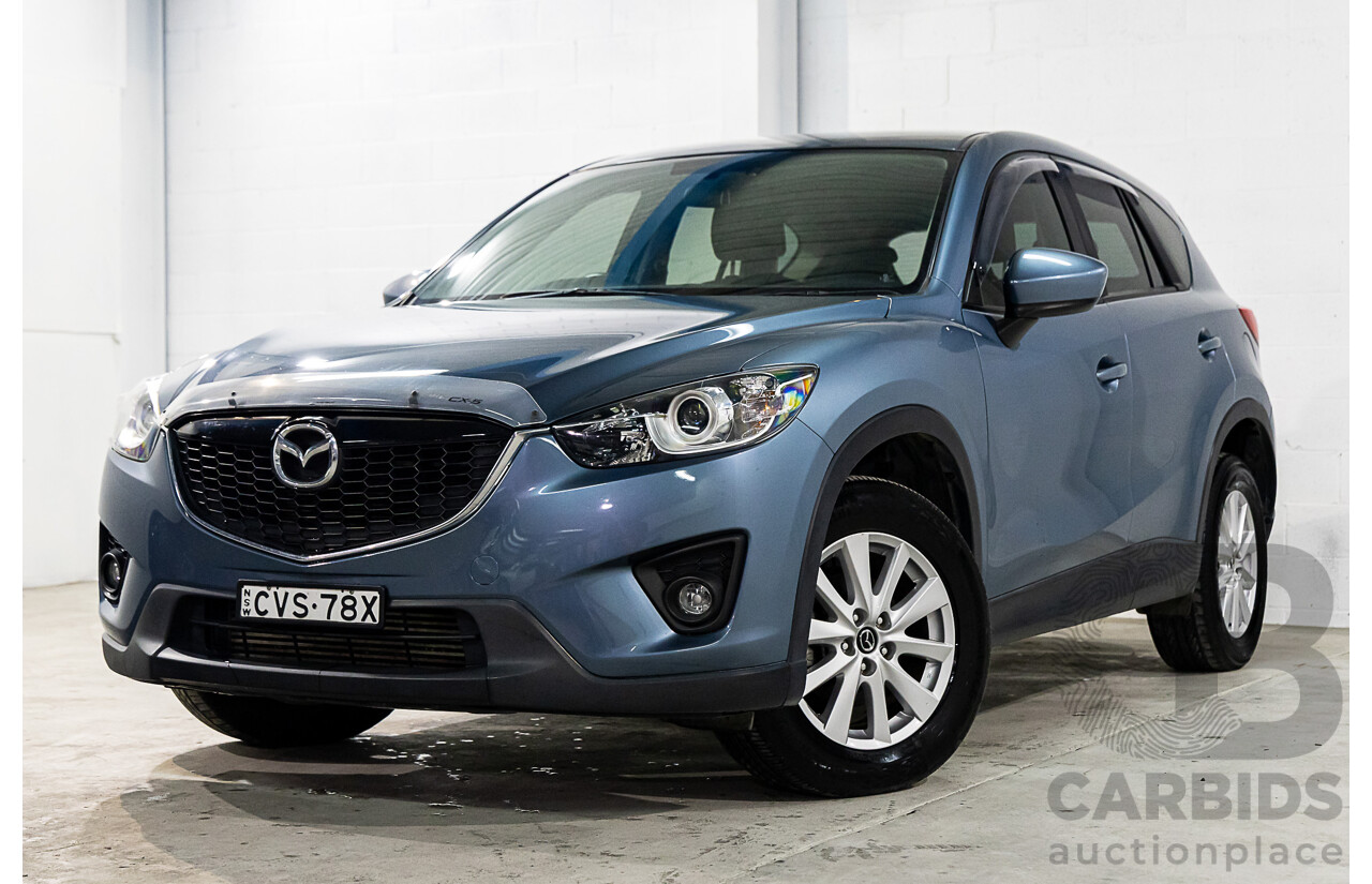 7/2014 Mazda Cx-5 Maxx Sport (4x4) MY13 UPGRADE 4d Wagon Deep Crystal Blue Turbo Diesel 2.2L