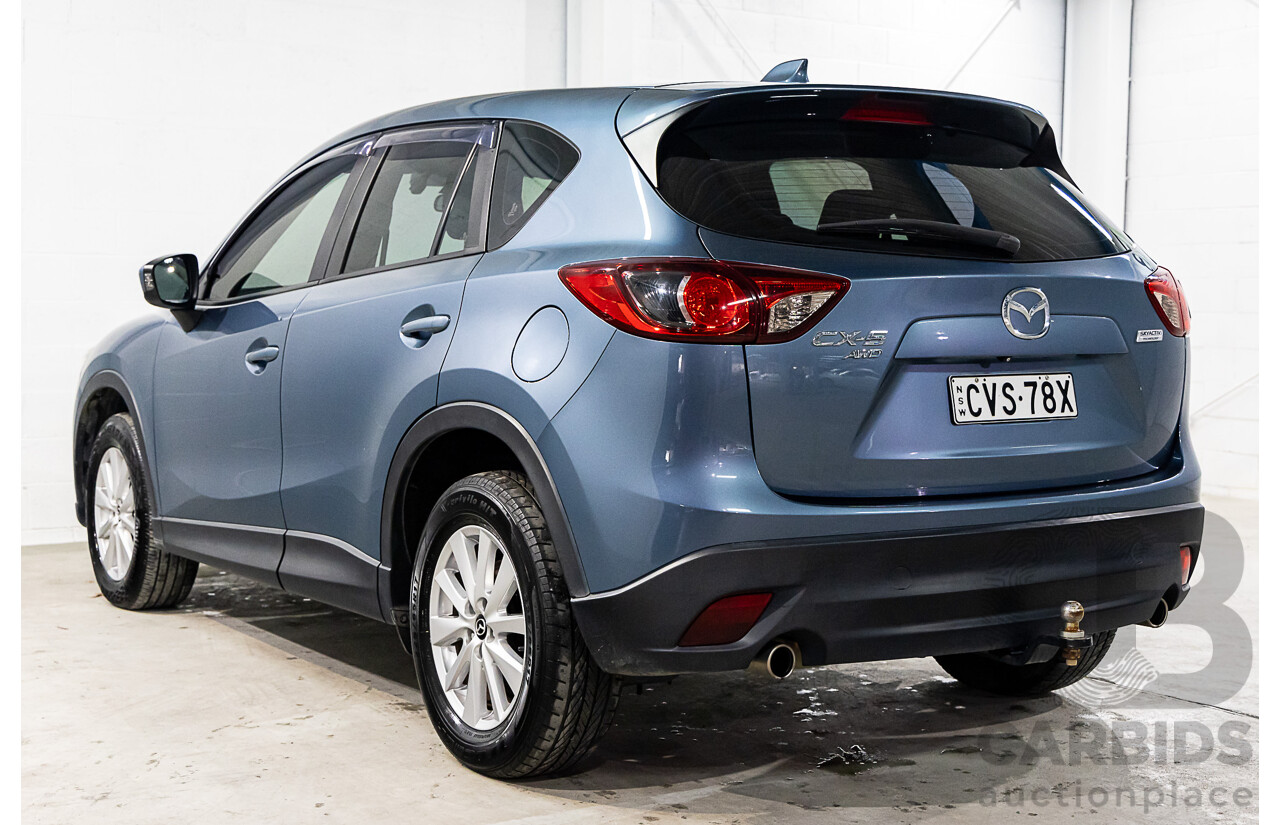 7/2014 Mazda Cx-5 Maxx Sport (4x4) MY13 UPGRADE 4d Wagon Deep Crystal Blue Turbo Diesel 2.2L