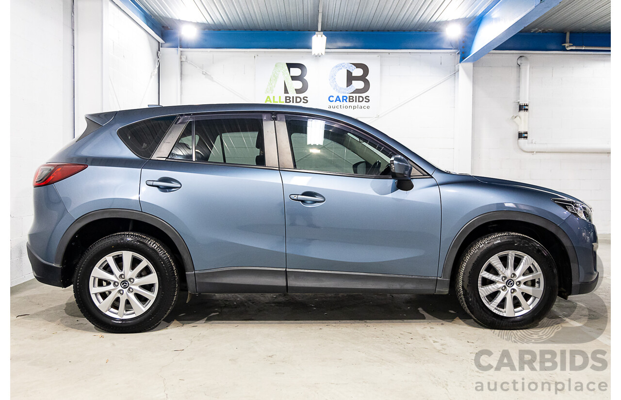 7/2014 Mazda Cx-5 Maxx Sport (4x4) MY13 UPGRADE 4d Wagon Deep Crystal Blue Turbo Diesel 2.2L