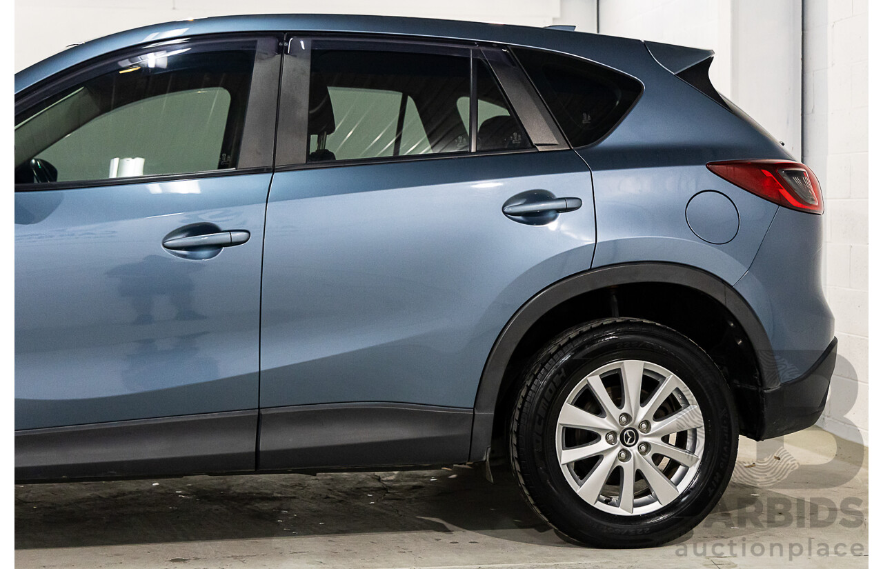 7/2014 Mazda Cx-5 Maxx Sport (4x4) MY13 UPGRADE 4d Wagon Deep Crystal Blue Turbo Diesel 2.2L