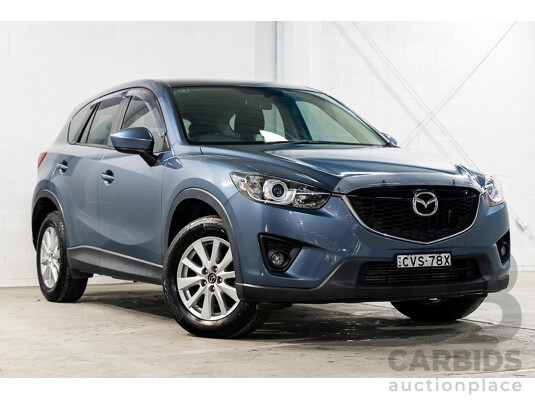 7/2014 Mazda Cx-5 Maxx Sport (4x4) MY13 UPGRADE 4d Wagon Deep Crystal Blue Turbo Diesel 2.2L