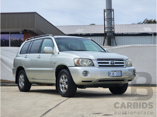 05/2004 Toyota Kluger CVX (4x4) 4WD MCU28R 4D Wagon Silver 3.3L