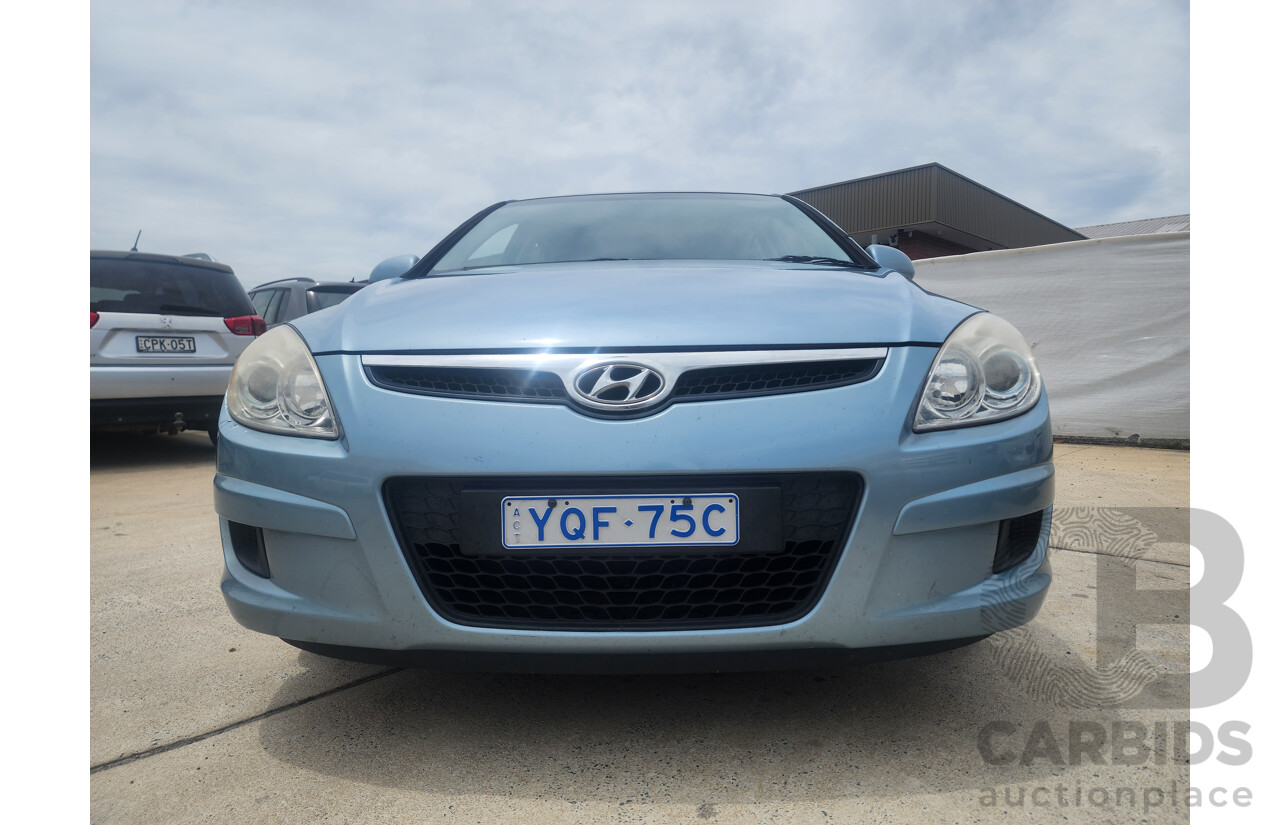 07/2009 Hyundai I30 SX FWD FD MY09 5D Hatchback Blue 2.0L