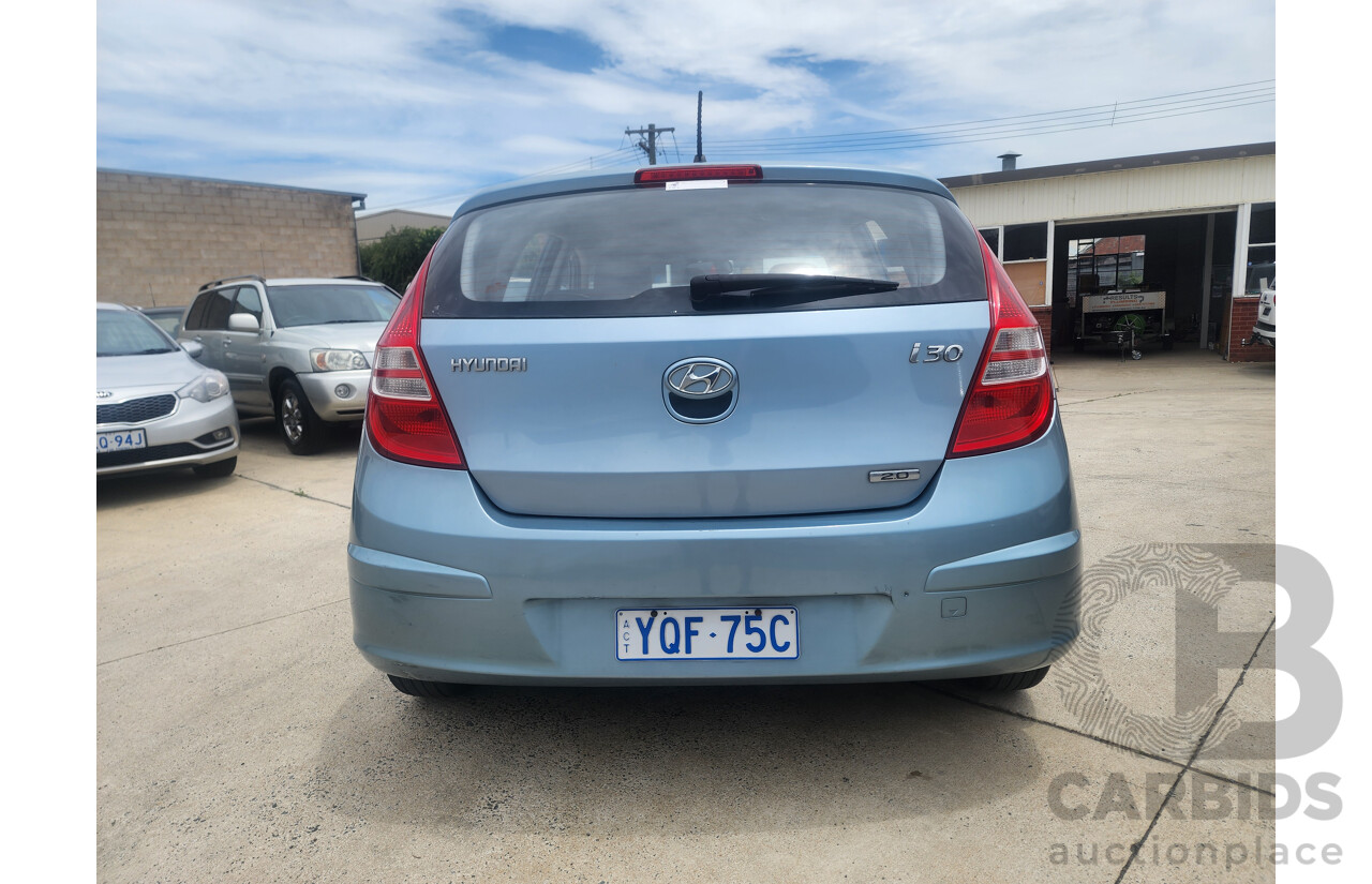 07/2009 Hyundai I30 SX FWD FD MY09 5D Hatchback Blue 2.0L