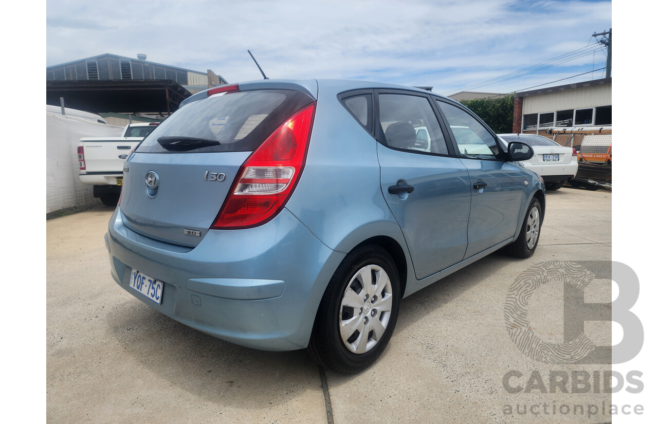 07/2009 Hyundai I30 SX FWD FD MY09 5D Hatchback Blue 2.0L