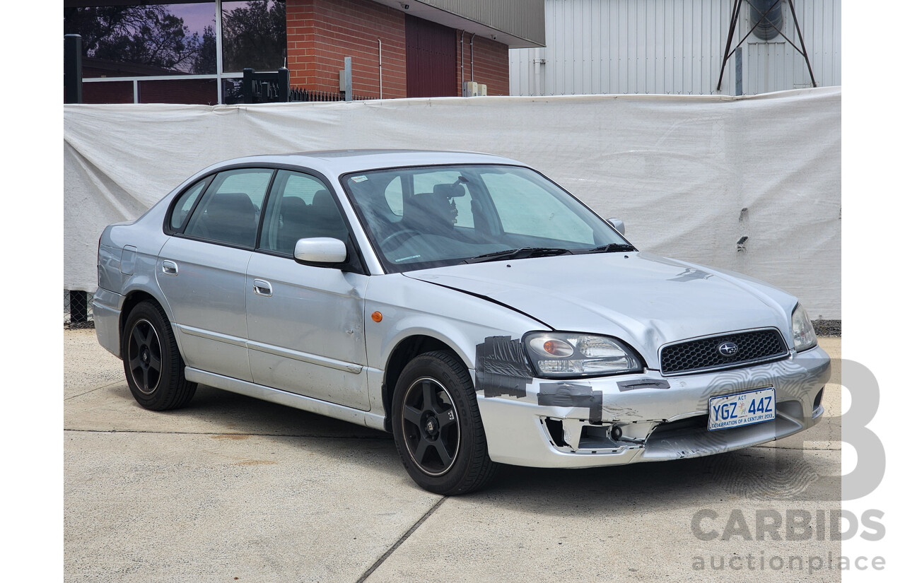 3/2003 Subaru Liberty GX (awd) MY03 4d Sedan Silver 2.0L