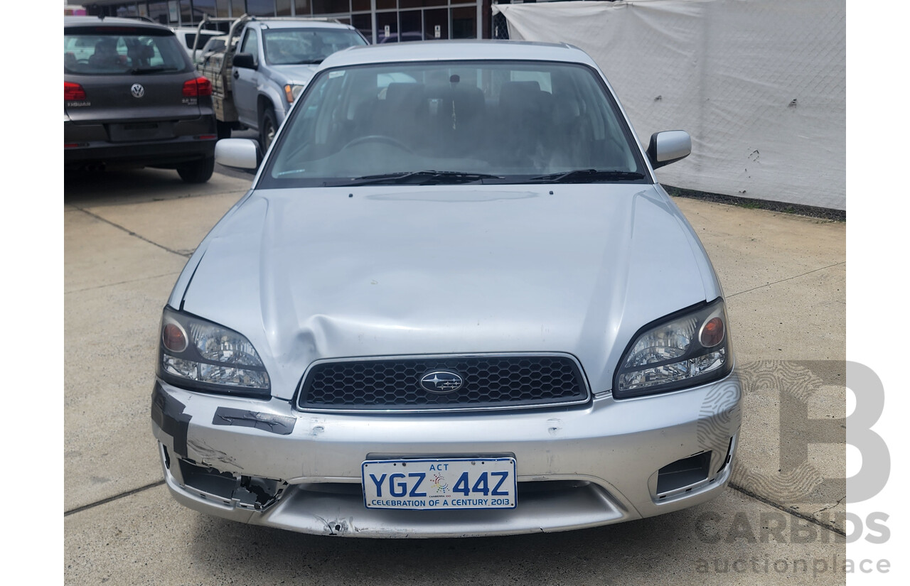 3/2003 Subaru Liberty GX (awd) MY03 4d Sedan Silver 2.0L