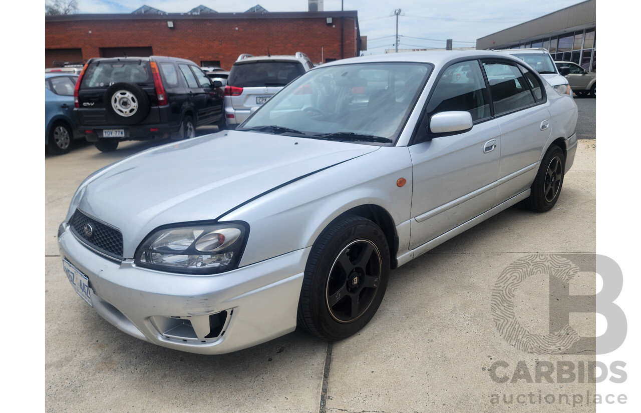 3/2003 Subaru Liberty GX (awd) MY03 4d Sedan Silver 2.0L