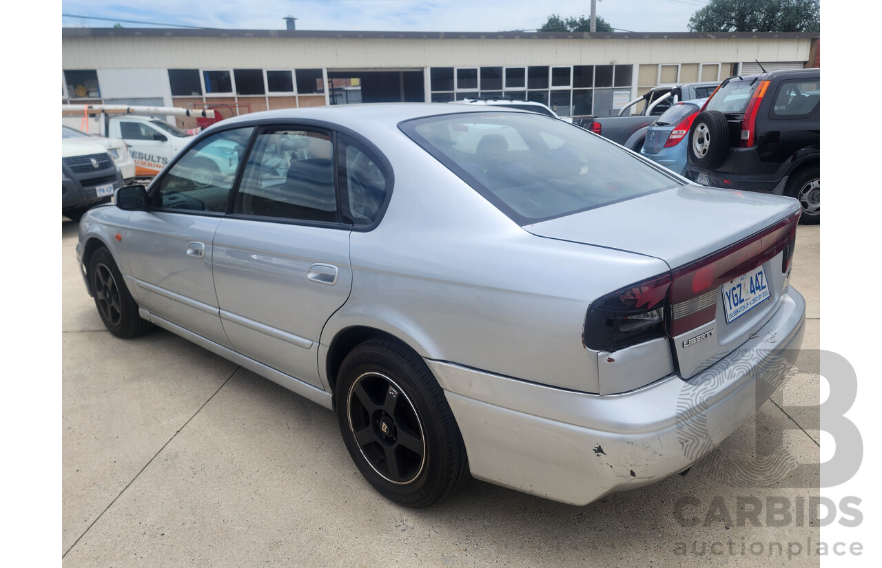 3/2003 Subaru Liberty GX (awd) MY03 4d Sedan Silver 2.0L