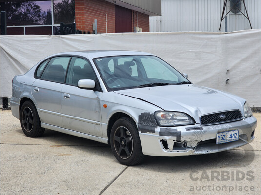 3/2003 Subaru Liberty GX (awd) MY03 4d Sedan Silver 2.0L