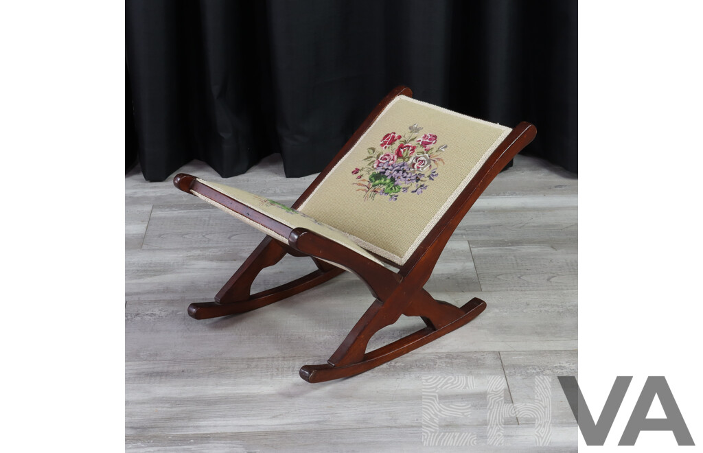 Victorian Mahogany Gout Stool