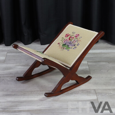 Victorian Mahogany Gout Stool