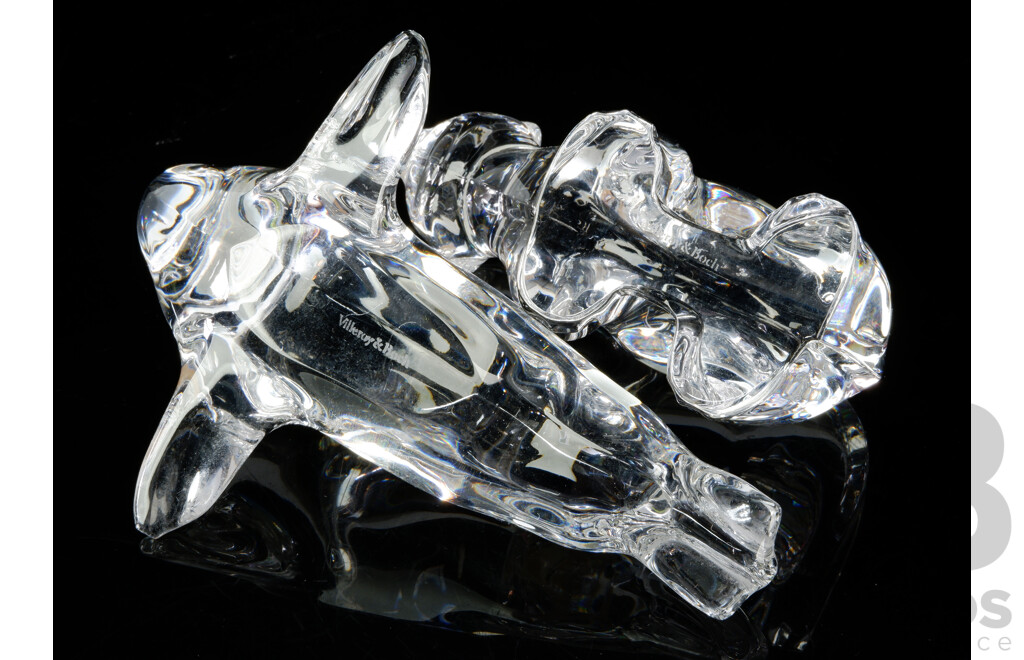 Two Villeroy & Boch Crystal Animal Models Comprising Seal and Polar Bear