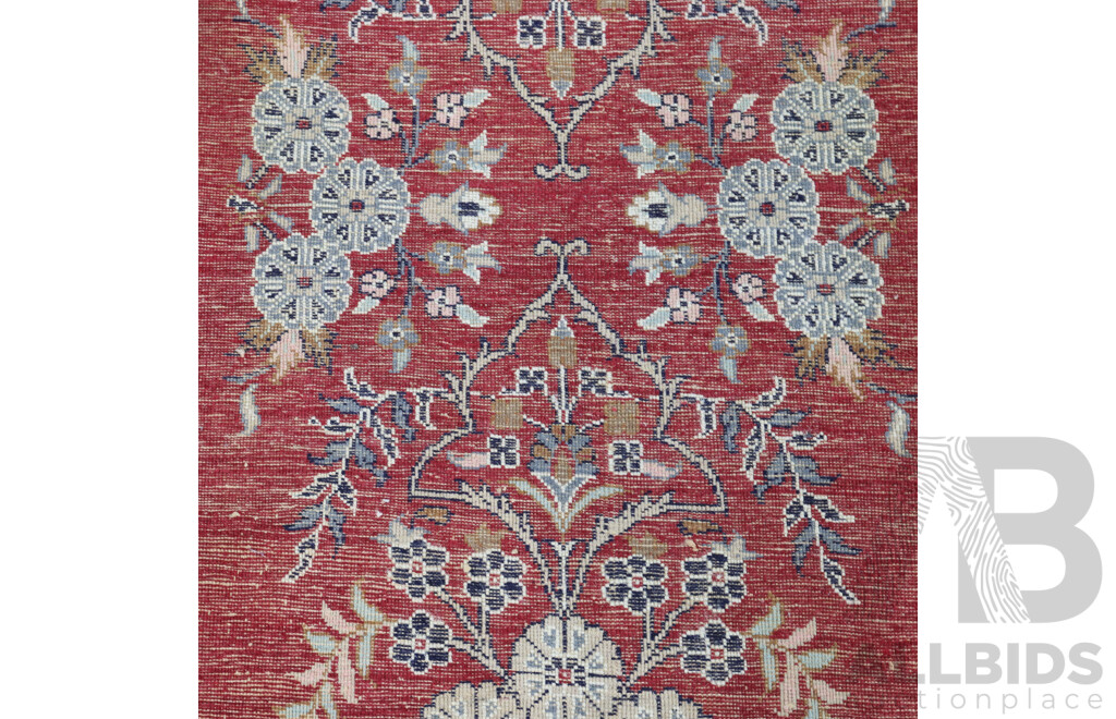 Large Hand Knotted Persian Thick Wool Runner