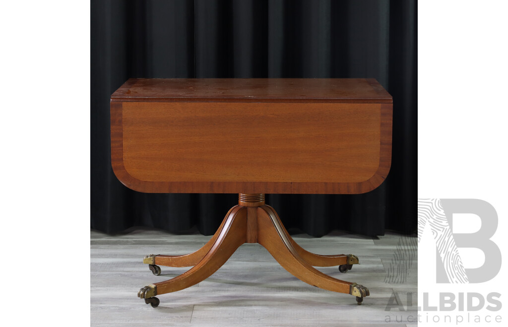 Victorian Mahogany Drop Side Table