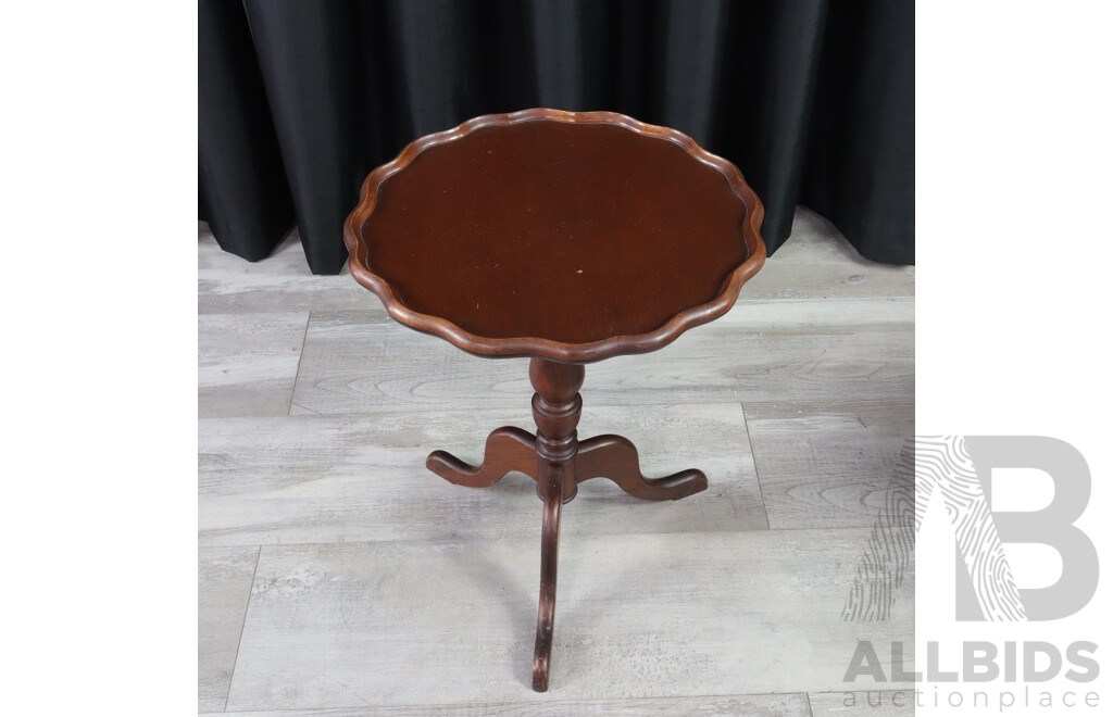 Single Pedestal Wine Tables X 2