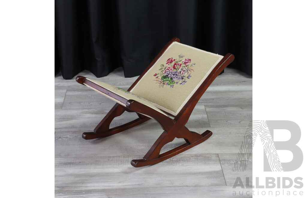 Victorian Mahogany Gout Stool