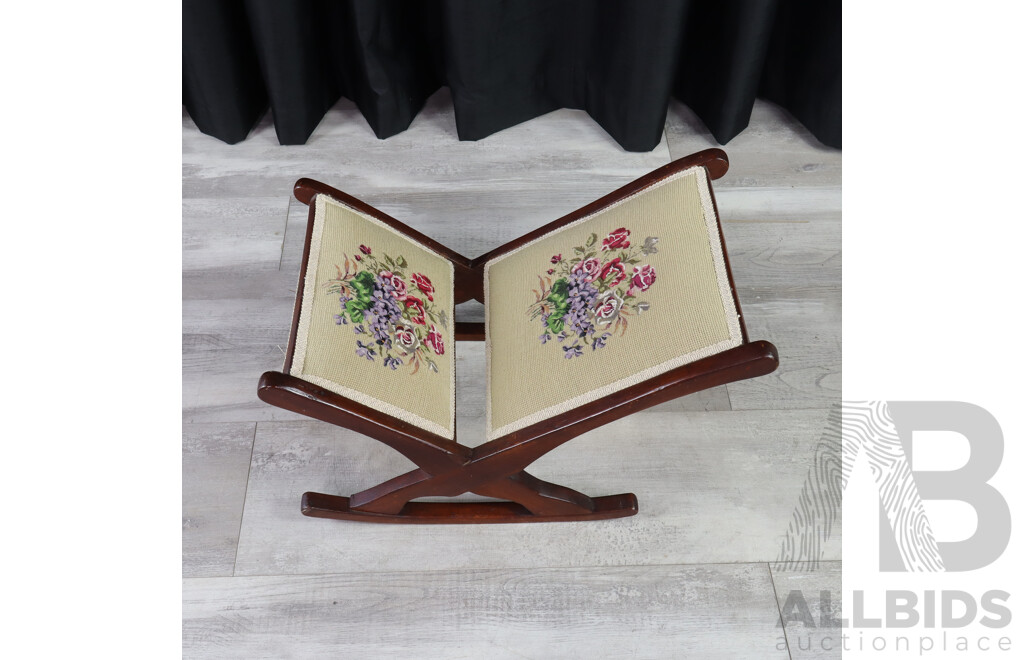 Victorian Mahogany Gout Stool