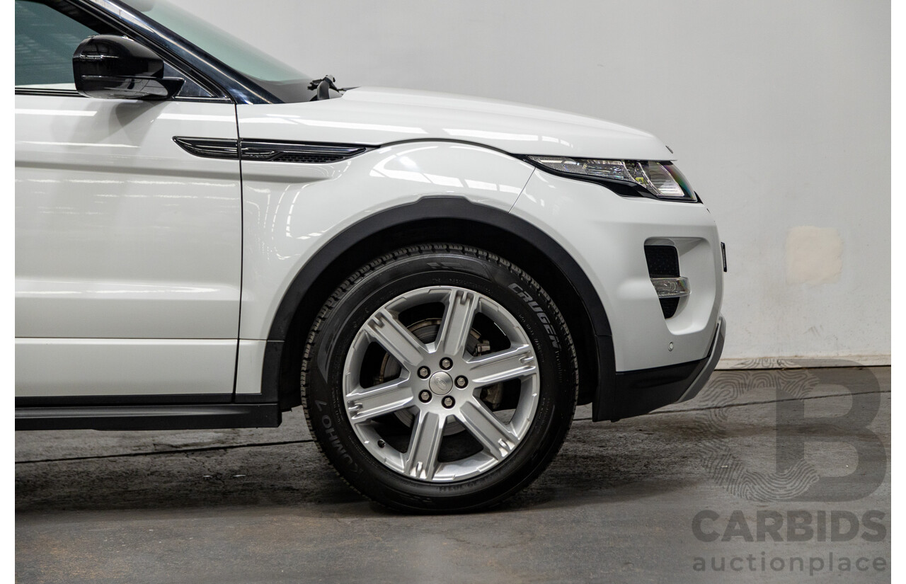 11/2014 Range Rover Evoque SD4 DYNAMIC (AWD) LV MY14 5D Wagon Fuji White 2.2L Turbo Diesel